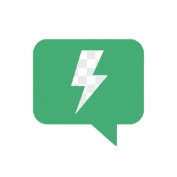 A speech bubble icon