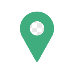 A location pin icon